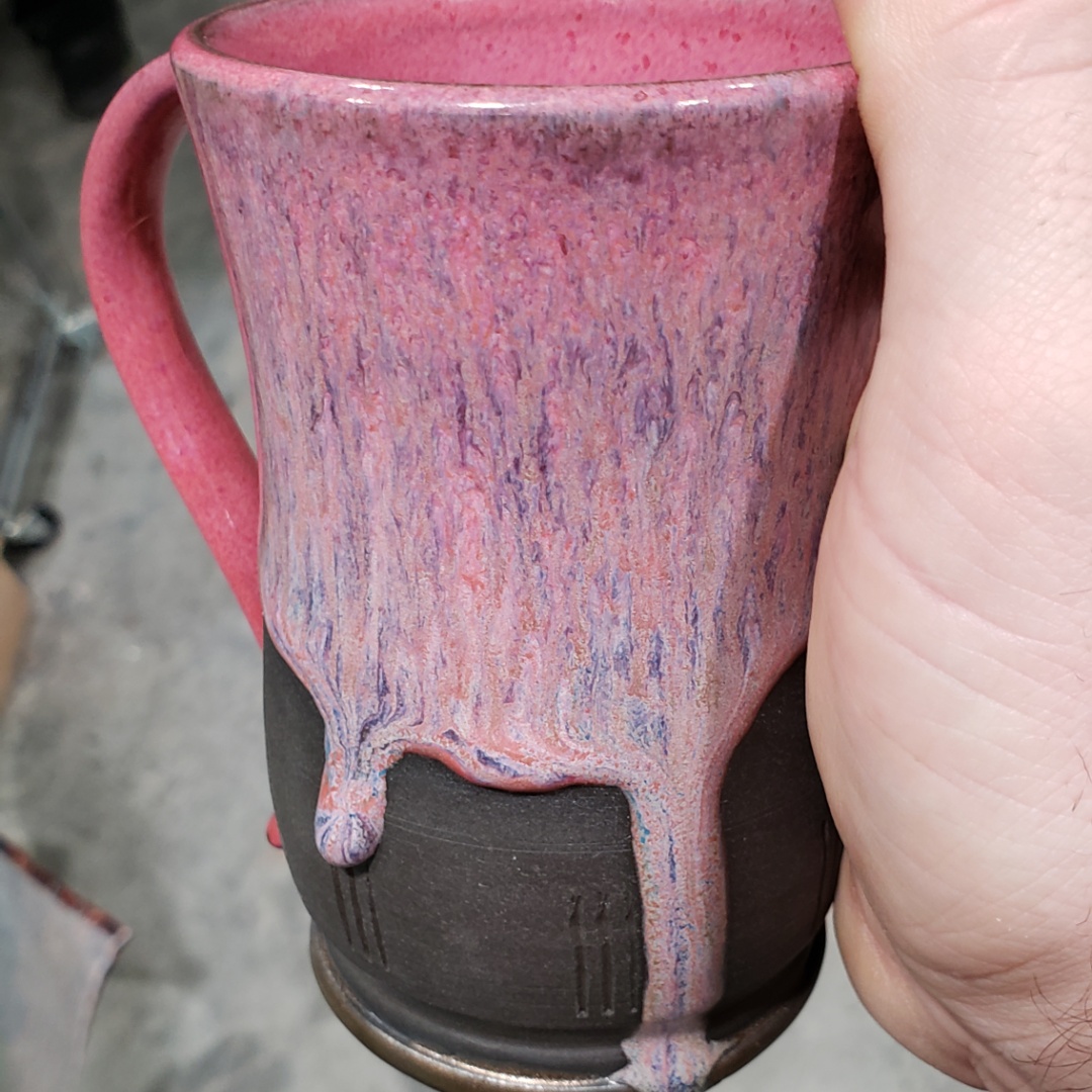 Raspberry mist under muddy waters | glazeshare