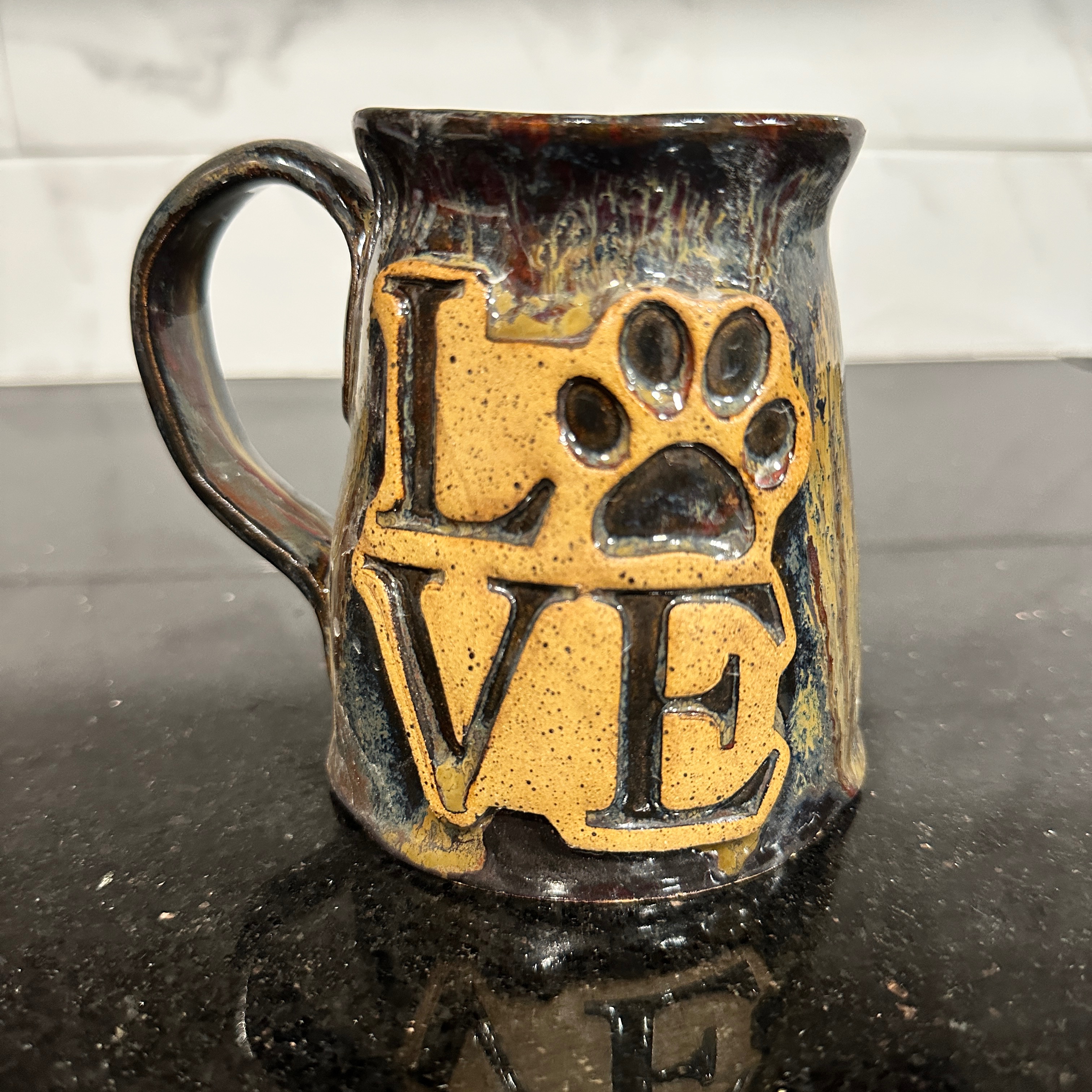 Chun Plum over Ancient Jasper | glazeshare