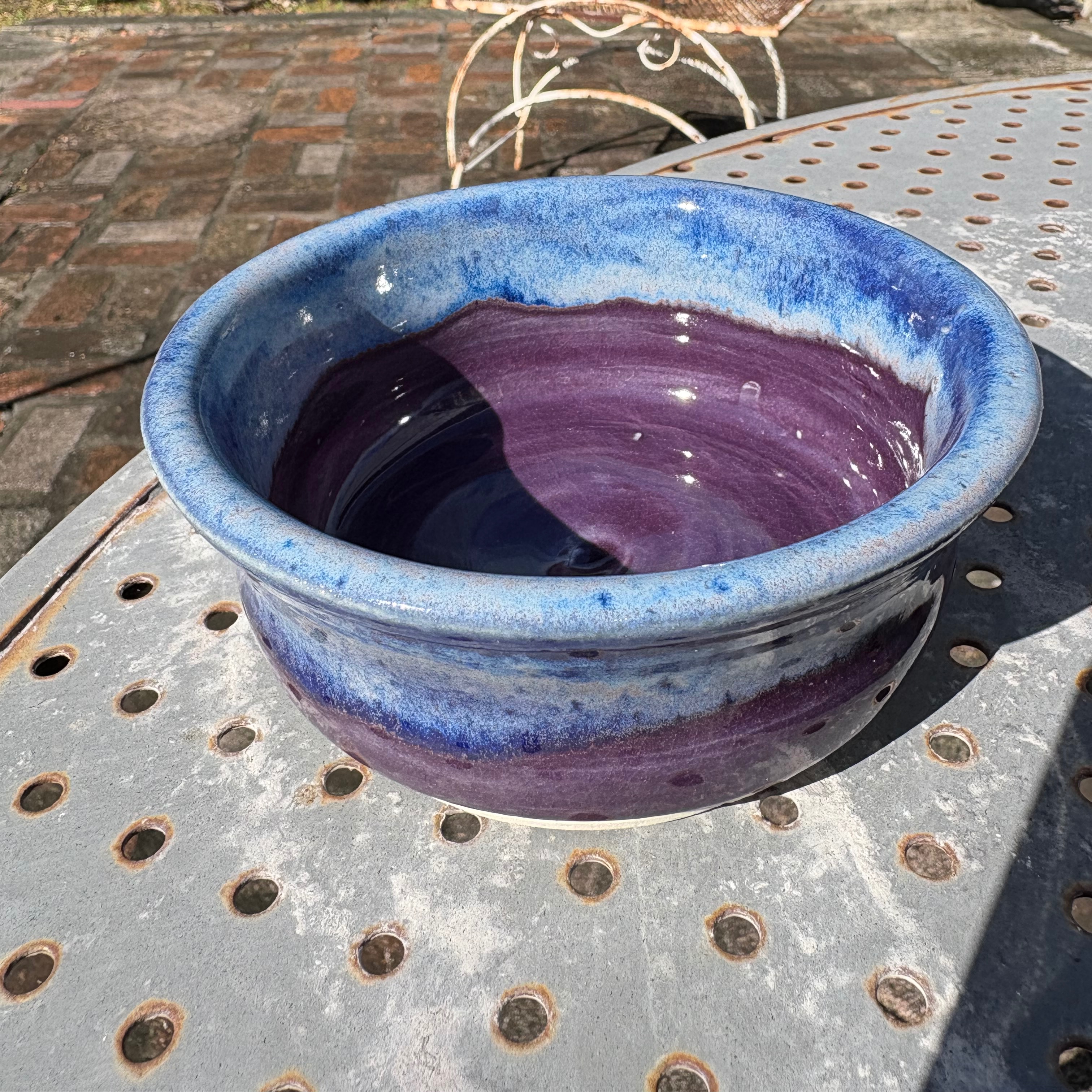 indigo float and toasted sage over mulberry | glazeshare
